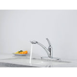 Delta 470-WE-DST Signature Single Handle Pull-Out Kitchen Faucet Chrome