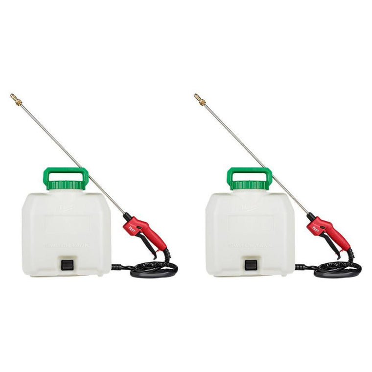 Milwaukee 4 gal. Switch Tank Pesticide Sprayer Tank Assembly (2-Tanks)
