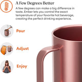 Ember Temperature Control Smart Mug 2, 14 Oz, App-Controlled Heated Coffee Mug with 80 Min Battery Life and Improved Design, White
