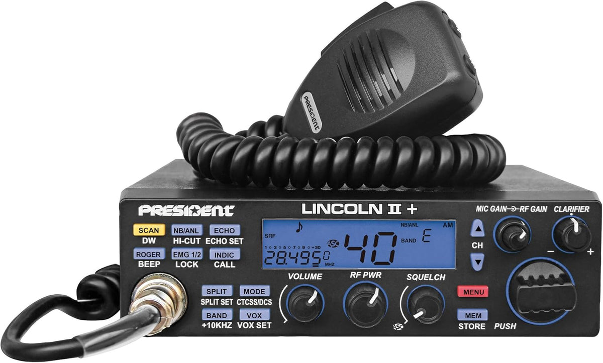 President Lincoln II Plus 10 and 12 Meter Ham Radio